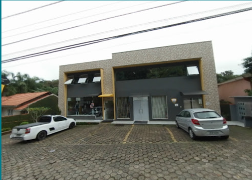 Fachada do prédio onde fica o Marlene Franco Studio de Beleza, na Rua Benjamin Constant em Joinville